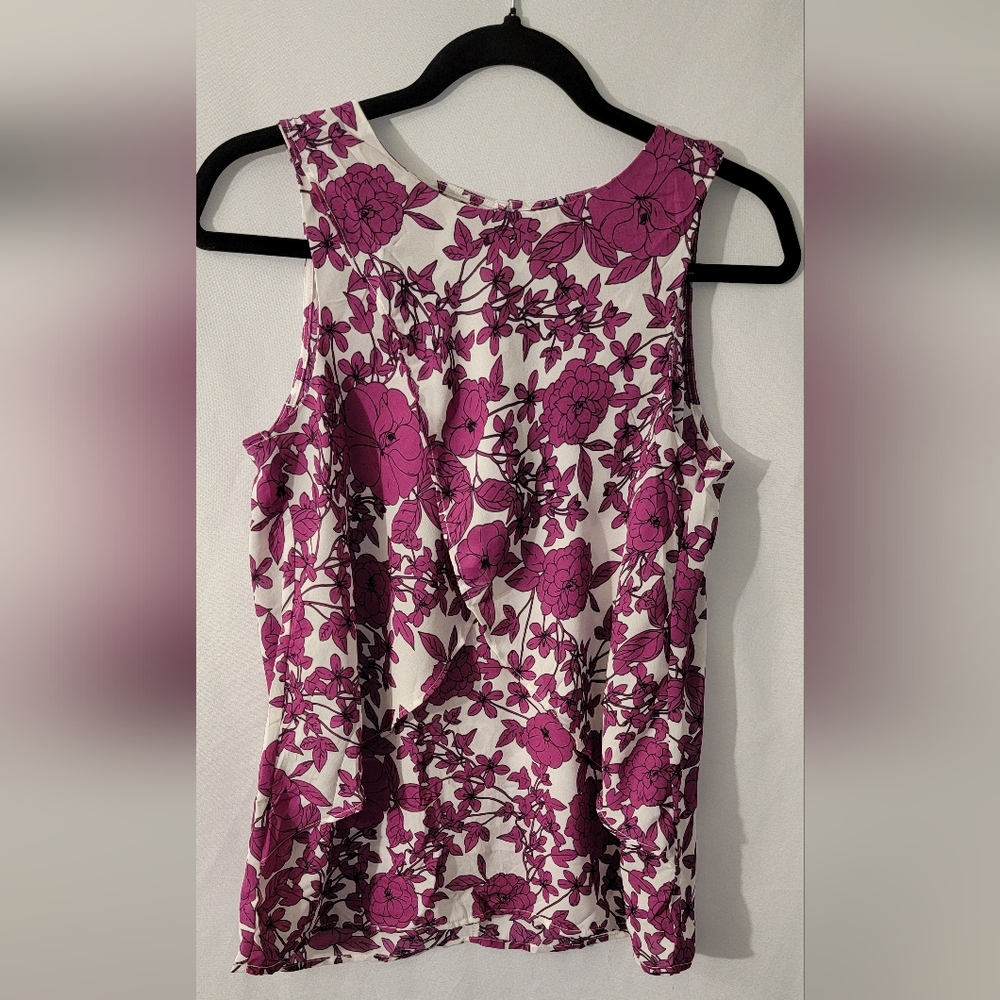Banana Republic Floral Sleeveless Top Size XS